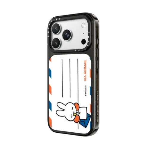 Dear Miffy Envelope Phone Case | iPhone 18 Pro Max / Impact Case MagSafe Compatible - Glossy / Glossy Black | Image 2