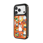 Miffy Postage Collage Sticker Case (Bruna Red) | iPhone 18 Pro Max / Impact Case MagSafe Compatible - Glossy / Glossy Black | Image 2