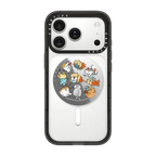 Gorogoro Nyansuke Daily Snappy Grip Stand | Snappy Grip Stand / Snappy Mirror Grip Stand MagSafe Compatible / Silver | Image 1