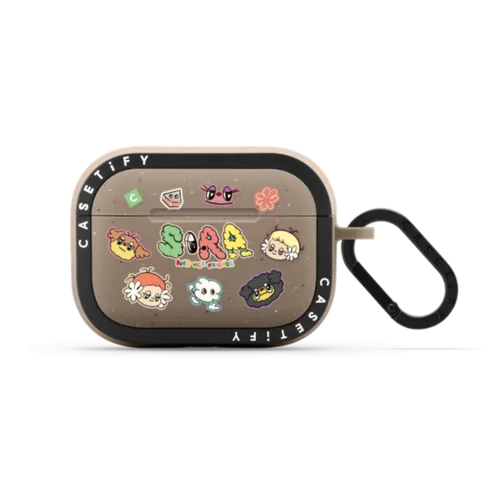 A Playful World Earbuds Case | AirPods Pro 2 / Earbuds Bounce Case / Matte Taupe | Image 1