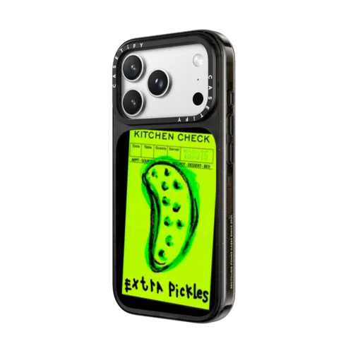 Extra Pickles | iPhone 18 Pro Max / Impact Case MagSafe Compatible - Glossy / Glossy Black | Image 2