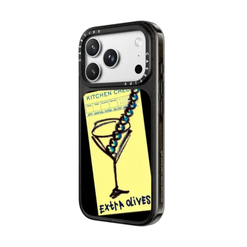 Extra Olives | iPhone 18 Pro Max / Impact Case MagSafe Compatible - Glossy / Glossy Black | Image 2