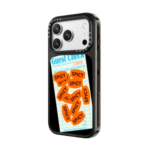 Spicy Spicy Spicy | iPhone 18 Pro Max / Impact Case MagSafe Compatible - Glossy / Glossy Black | Image 2