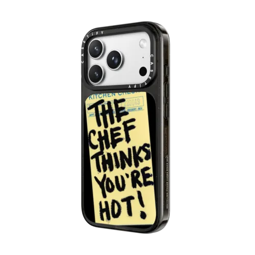 The Chef Thinks You're Hot! | iPhone 18 Pro Max / Impact Case MagSafe Compatible - Glossy / Glossy Black | Image 2