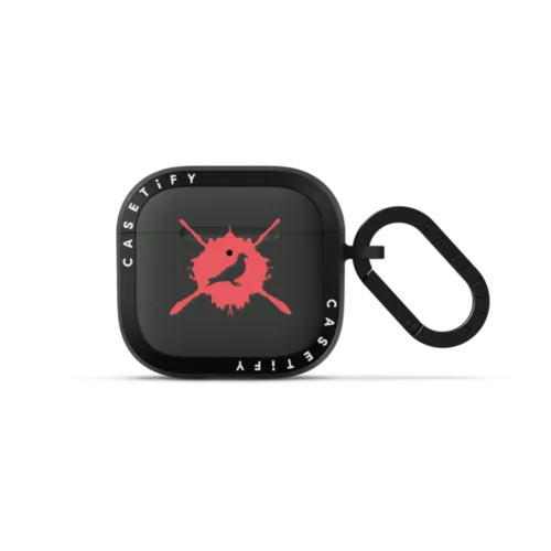 STAPLE Pigeon "Poop" Earbuds Case | AirPods 4 & 5 / Earbuds Bounce Case / Charcoal | Image 1