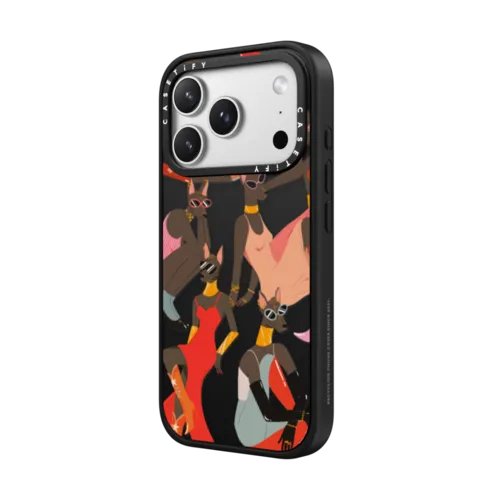 La Diva Chupacabras Phone Case | iPhone 17 Pro Max / Impact Case MagSafe Compatible / Matte Black | Image 2