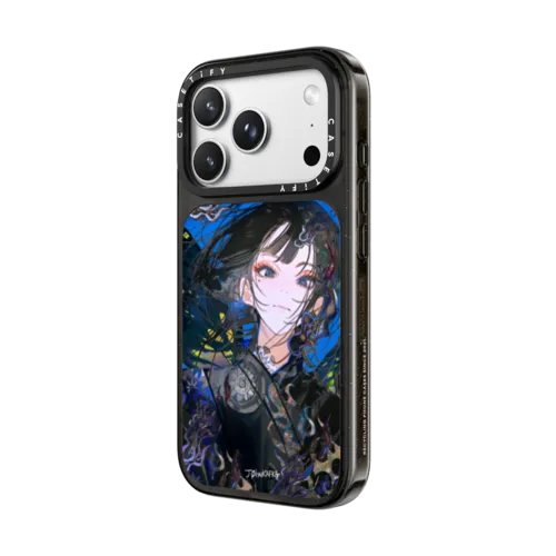 Azure Reverie  | iPhone 18 Pro Max / Impact Case MagSafe Compatible - Glossy / Glossy Black | Image 2
