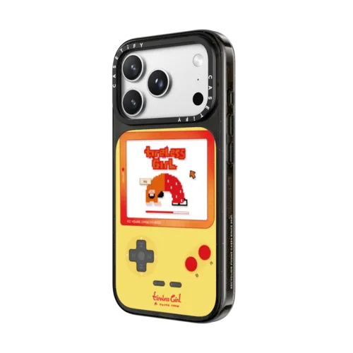 Game Girl Phone Case | iPhone 18 Pro Max / Impact Case MagSafe Compatible - Glossy / Glossy Black | Image 2