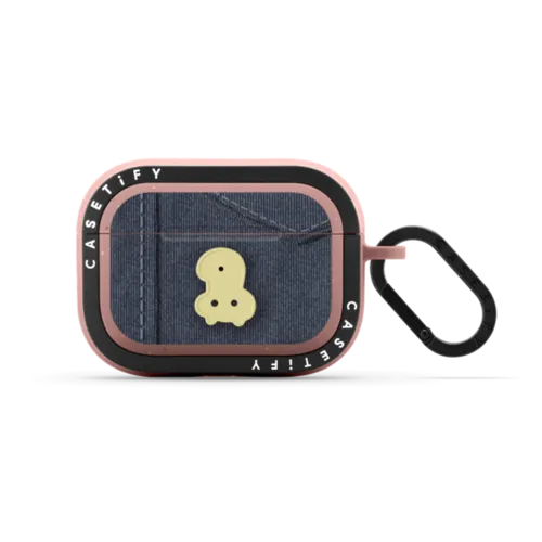 MANG on Jeans | AirPods Pro 2 / Earbuds Bounce Case / Matte Dusty Rose | Image 1