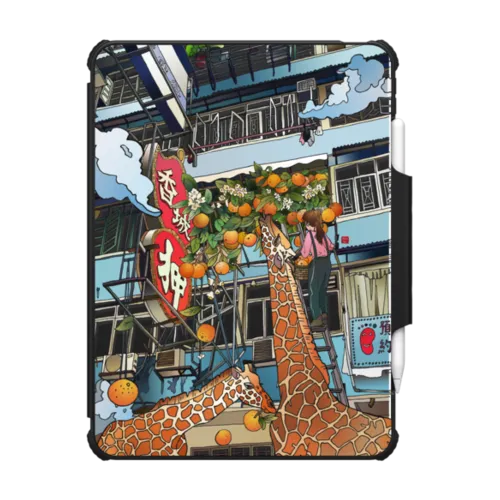 Luck Harvest | iPad Air 11-inch (M2 - M4) / iPad Impact Folio Case / Black | Image 1