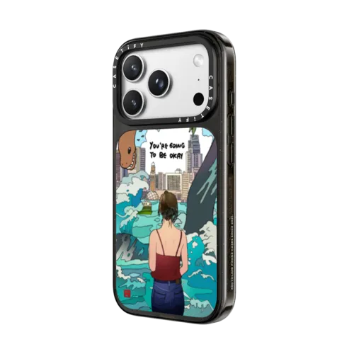 Ur Gonna B Ok | iPhone 18 Pro Max / Impact Case MagSafe Compatible - Glossy / Glossy Black | Image 2