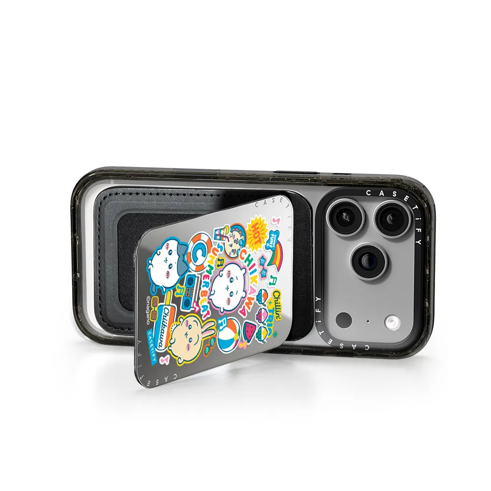 Chiikawa Summer Party Sticker Snappy Cardholder Stand