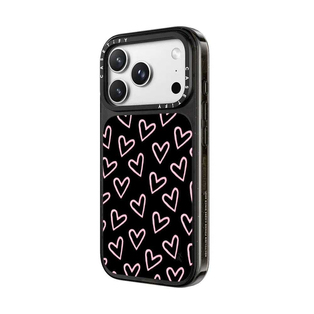 HEARTS / Light Pink Thin (Transparent)