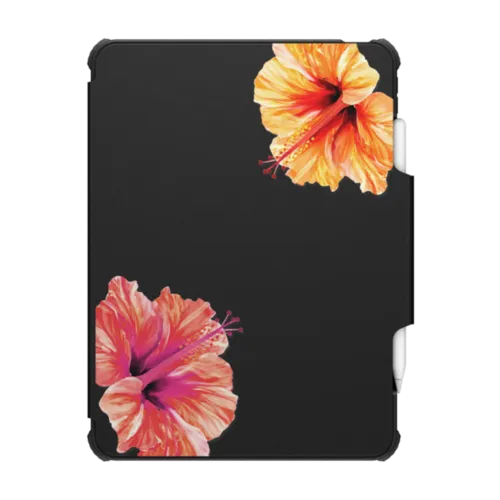 Hibis-kiss | iPad Pro 11-inch (3rd/4th gen) / iPad Impact Folio Case / Black | Image 1