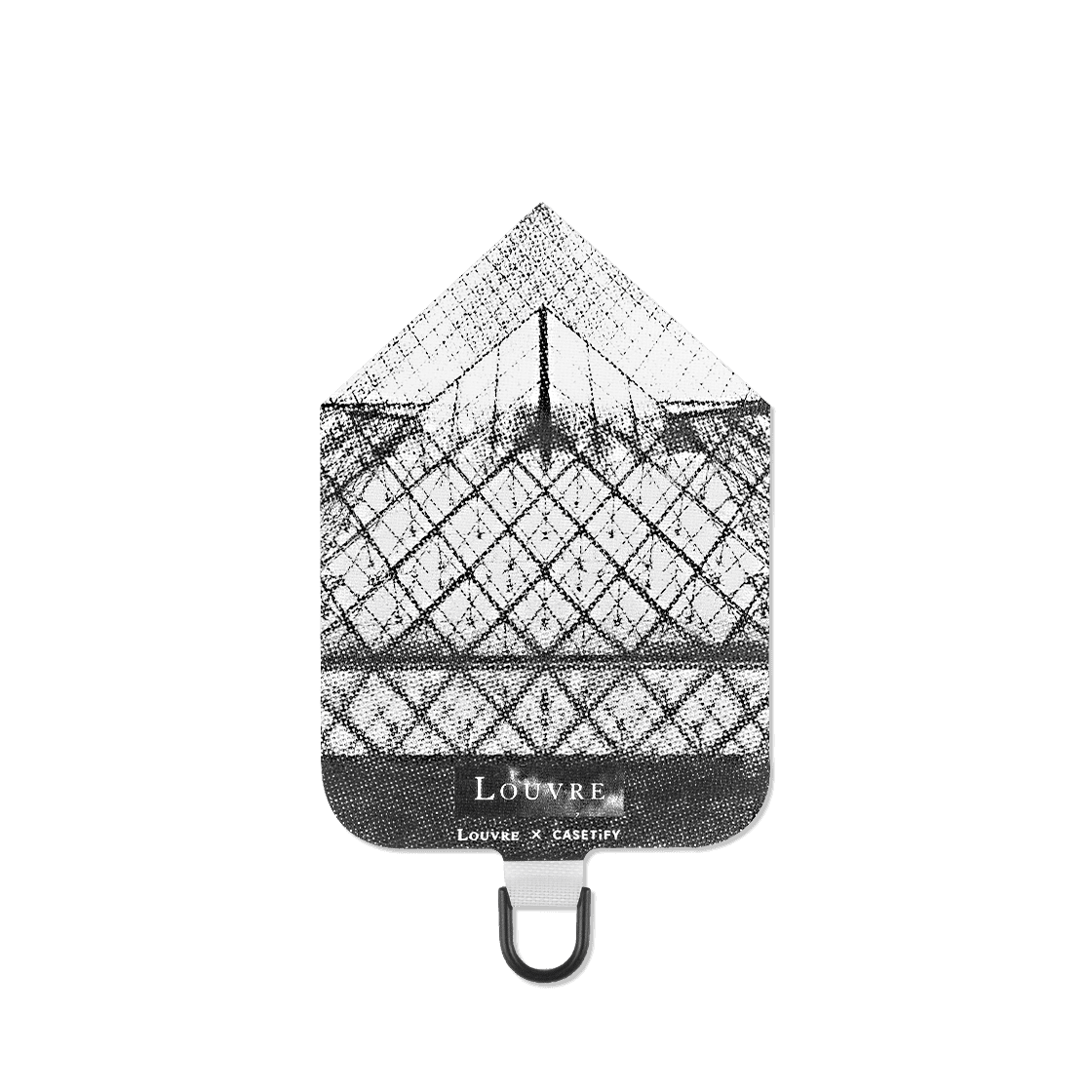 LOUVRE Strap Card (Black) - PYRAMIDE DU LOUVRE | Image 1