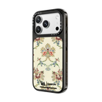 V&A Rococo Edit, Brocaded Roses Case | iPhone 18 Pro Max / Impact Case MagSafe Compatible - Glossy / Glossy Black | Image 2