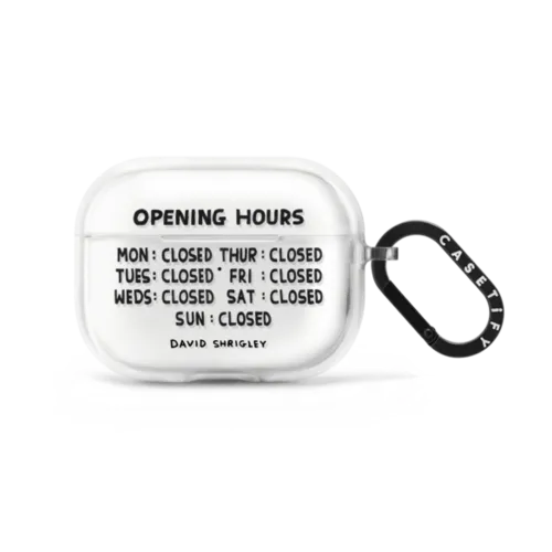 OPENING HOURS Earbuds Case | AirPods Pro 2 / Earbuds Impact Case / Frost | Image 1