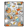 Gorogoro Nyansuke Daily Tablet Case | iPad Pro 13-inch (M4/M5) / iPad Impact Case / Black | Image 1