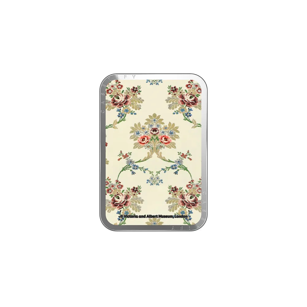 V&A Rococo Edit, Brocaded Roses Snappy Cardholder Stand