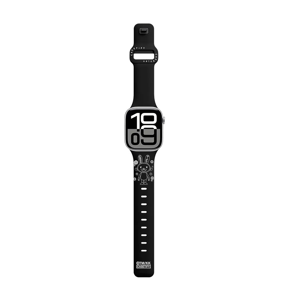 KAIKAI AND FLOWERS (MONO) Watch Band
