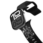 KAIKAI AND FLOWERS (MONO) Watch Band | Image 1