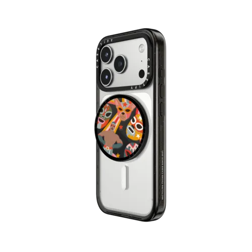 Lucha Libre Snappy Grip Stand | Snappy Grip Stand / Snappy Grip Stand MagSafe Compatible / Black | Image 2