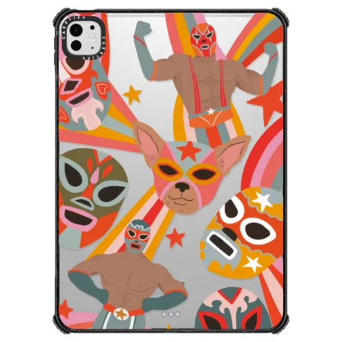 Lucha Libre Tablet Case | iPad Pro 11-inch (M4/M5) / iPad Impact Case / Black | Image 1