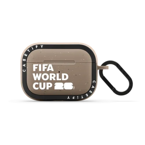 FIFA WORLD CUP 26™ EARBUDS CASE | AirPods Pro 2 / Earbuds Bounce Case / Matte Taupe | Image 1