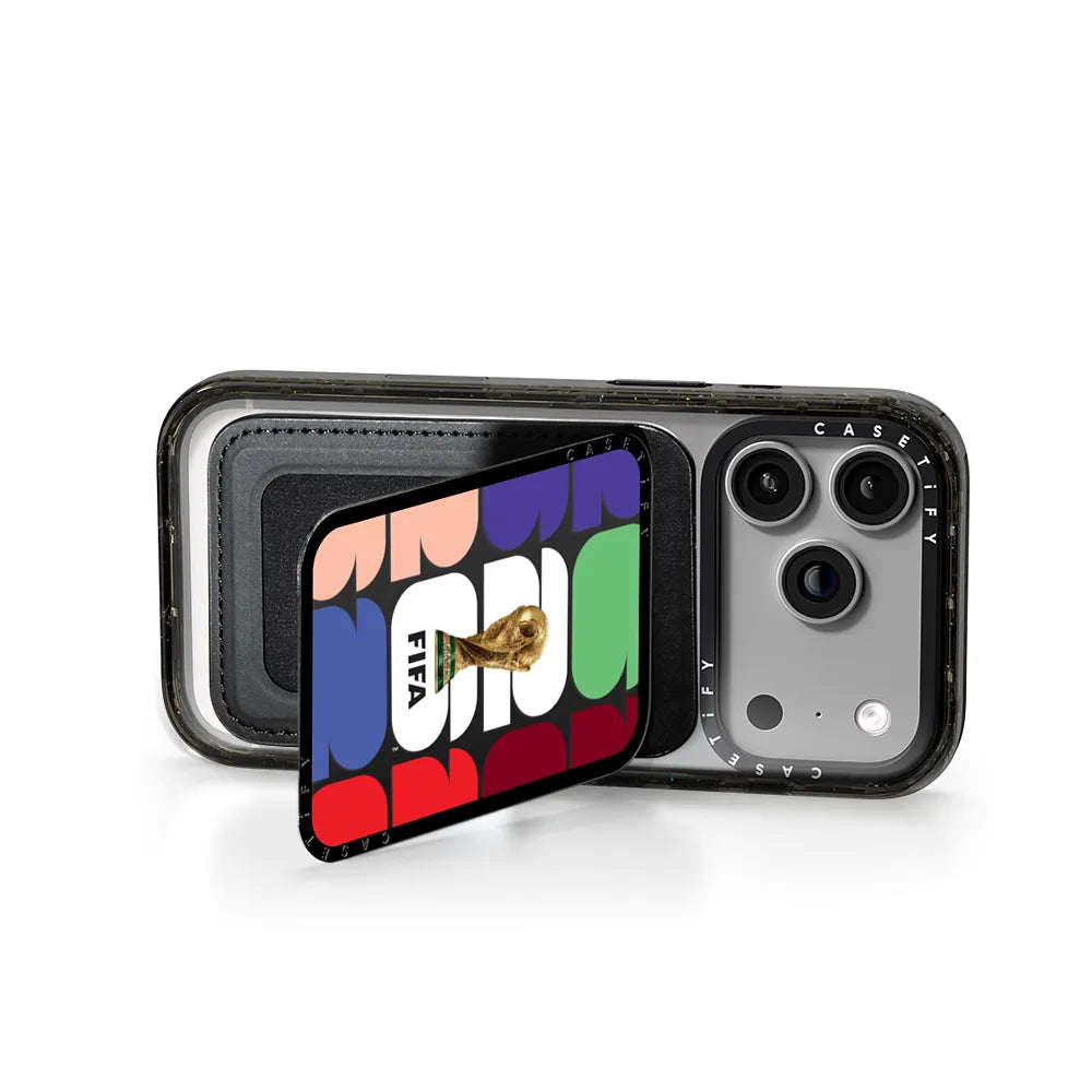 FIFA WORLD CUP 26 PATTERN SNAPPY CARDHOLDER STAND