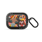 Lucha Libre AirPods Case | AirPods Pro 2 / Earbuds Bounce Case / Matte Charcoal | Image 1