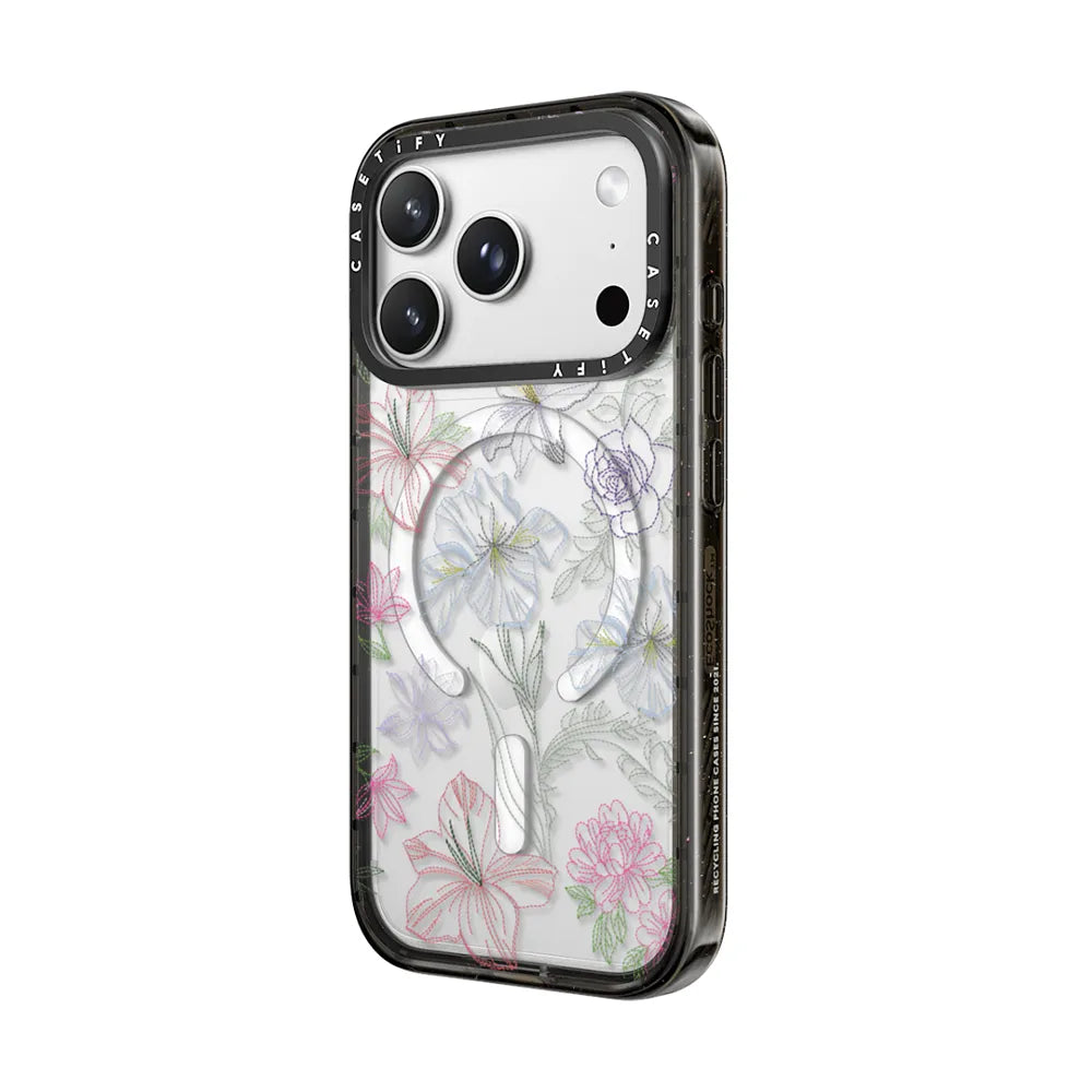 Embroidered Floral Garden