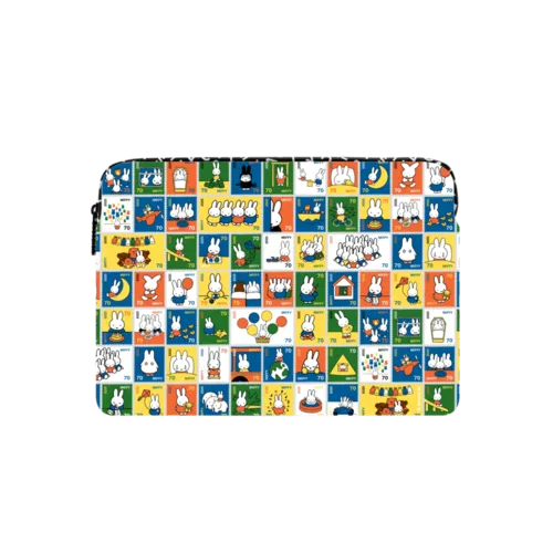 Miffy Stamps Laptop Sleeve | Small (13") / Impact Laptop Sleeve / Multicolor | Image 1