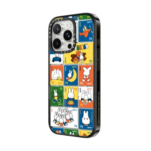 Miffy 70 Stamp Case | iPhone 16 Pro / Impact Case MagSafe Compatible / Black | Image 2