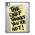 The Chef Thinks You're Hot! | iPad Pro 13-inch (M4/M5) / iPad Impact Case / Black | Image 1