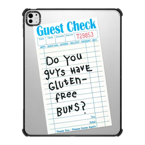 Gluten-Free Buns | iPad Pro 13-inch (M4/M5) / iPad Impact Case / Black | Image 1