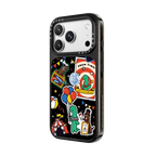 The Joguman Show Stickers Case | iPhone 18 Pro Max / Impact Case MagSafe Compatible - Glossy / Glossy Black | Image 2
