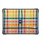Happy Rainbow Check | MacBook Pro 14-inch (M1 - M5) / MacBook Impact Case / Black | Image 2