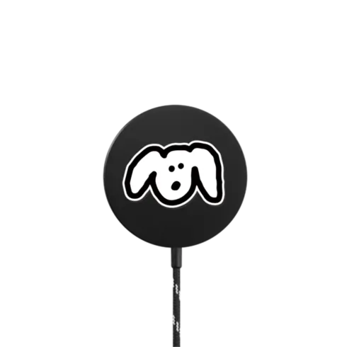 ECOSYSTEM DOG |   / PowerThru Magnetic Wireless Charger MagSafe Compatible / Black | Image 1