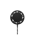 ECOSYSTEM DOG PATTERN |   / PowerThru Magnetic Wireless Charger MagSafe Compatible / Black | Image 1