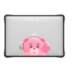 BELLYGOM Pink Clover Laptop Case | MacBook Air 13-inch (M1 / Intel) / MacBook Impact Case / Black | Image 2