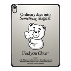 BELLYGOM Find Your Clover Tablet Case | iPad Air 13-inch (M2 - M4) / iPad Impact Case / Black | Image 1
