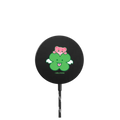 BELLYGOM Lucky Clover PowerThru Magnetic Wireless Charger |   / PowerThru Magnetic Wireless Charger MagSafe Compatible / Black | Image 1