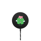 BELLYGOM Lucky Clover PowerThru Magnetic Wireless Charger |   / PowerThru Magnetic Wireless Charger MagSafe Compatible / Black | Image 1