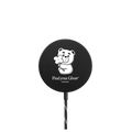 BELLYGOM Find Your Clover PowerThru Magnetic Wireless Charger |   / PowerThru Magnetic Wireless Charger MagSafe Compatible / Black | Image 1