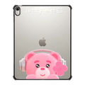 BELLYGOM Pink Clover Tablet Case | iPad Air 13-inch (M2 - M4) / iPad Impact Case / Black | Image 1