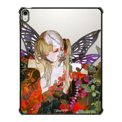 Silent Bloom | iPad Air 13-inch (M2 - M4) / iPad Impact Case / Black | Image 1