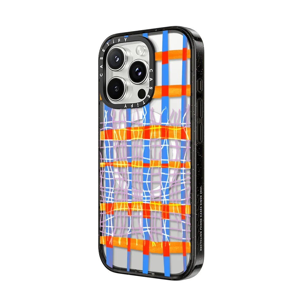 White Orange Strips