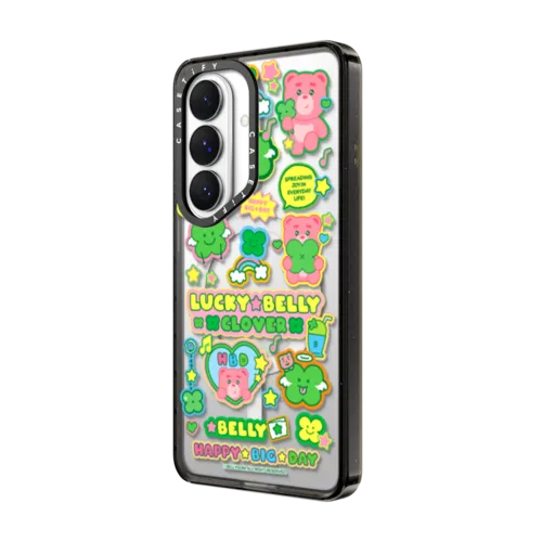 BELLYGOM Sticker Case | Galaxy S26 / Impact Magnetic Case / Black | Image 2