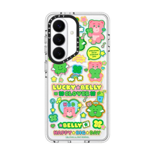 BELLYGOM Sticker Case | Galaxy S26 / Impact Clear Magnetic Case / Clear | Image 1