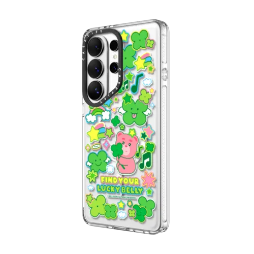BELLYGOM Clover Sticker Case | Galaxy S26 Ultra / Impact Clear Magnetic Case / Clear | Image 2